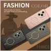 Phonesta Luxury Carbon Fiber Back Cover Hülle mit MagSafe für HONOR 400 Pro - Braun 8