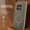 Phonesta Luxury Carbon Fiber Back Cover Hülle mit MagSafe für OnePlus 13 - Braun 2