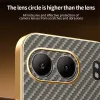 Phonesta Luxury Carbon Fiber Back Cover Hülle mit MagSafe für OnePlus Nord 4 - Braun 5