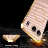 Phonesta Luxury Carbon Fiber Back Cover Hülle mit MagSafe für OnePlus Nord 4 - Rosa 7