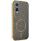 Phonesta Luxury Carbon Fiber Back Cover Hülle mit MagSafe für OnePlus Nord CE 4 Lite - Braun