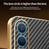 Phonesta Luxury Carbon Fiber Back Cover Hülle mit MagSafe für OnePlus Nord CE 4 Lite - Schwarz 5