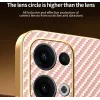 Phonesta Luxury Carbon Fiber Back Cover Hülle mit MagSafe für Oppo Reno13 - Rosa 4
