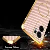 Phonesta Luxury Carbon Fiber Back Cover Hülle mit MagSafe für Oppo Reno13 F 4G/5G / Reno13 FS 5G - Rosa 7