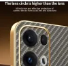 Phonesta Luxury Carbon Fiber Back Cover Hülle mit MagSafe für Oppo Reno13 Pro - Braun 4