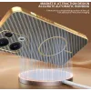 Phonesta Luxury Carbon Fiber Back Cover Hülle mit MagSafe für Oppo Reno13 Pro - Braun 5