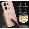 Phonesta Luxury Carbon Fiber Back Cover Hülle mit MagSafe für Oppo Reno13 Pro - Rosa 6