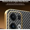 Phonesta Luxury Carbon Fiber Back Cover Hülle mit MagSafe für Oppo Reno13 Pro - Schwarz 4