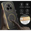 Phonesta Luxury Carbon Fiber Back Cover Hülle mit MagSafe für Realme 14 Pro - Schwarz 7