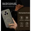Phonesta Luxury Carbon Fiber Back Cover Hülle mit MagSafe für Realme 14 Pro Plus - Braun 2