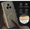 Phonesta Luxury Carbon Fiber Back Cover Hülle mit MagSafe für Realme 14 Pro Plus - Braun 7