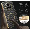 Phonesta Luxury Carbon Fiber Back Cover Hülle mit MagSafe für Realme 14 Pro Plus - Schwarz 7