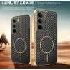 Phonesta Luxury Carbon Fiber Back Cover Hülle mit MagSafe für Realme 14x / C75 - Schwarz 3
