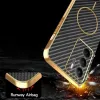 Phonesta Luxury Carbon Fiber Back Cover Hülle mit MagSafe für Realme 14x / C75 - Schwarz 8
