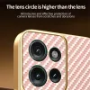 Phonesta Luxury Carbon Fiber Back Cover Hülle mit MagSafe für Motorola Edge 50 - Rosa 5