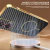 Phonesta Luxury Carbon Fiber Back Cover Hülle mit MagSafe für Motorola Edge 50 Fusion - Schwarz 1