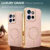 Phonesta Luxury Carbon Fiber Back Cover Hülle mit MagSafe für Motorola Edge 60 Neo/Edge 50 Neo / ThinkPhone 25 - Rosa 5