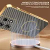 Phonesta Luxury Carbon Fiber Back Cover Hülle mit MagSafe für Motorola Edge 50 Pro - Braun 1