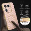 Phonesta Luxury Carbon Fiber Back Cover Hülle mit MagSafe für Motorola Edge 50 Ultra - Rosa 6