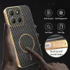 Phonesta Luxury Carbon Fiber Back Cover Hülle mit MagSafe für Motorola Moto G17/G17 Power/G15/G15 Power - Schwarz 7