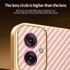 Phonesta Luxury Carbon Fiber Back Cover Hülle mit MagSafe für Motorola Moto G55 - Rosa 5