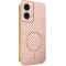 Phonesta Luxury Carbon Fiber Back Cover Hülle mit MagSafe für Motorola Moto G85 - Rosa