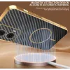 Phonesta Luxury Carbon Fiber Back Cover Hülle mit MagSafe für Motorola Moto G85 - Schwarz 6