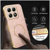 Phonesta Luxury Carbon Fiber Back Cover Hülle mit MagSafe für Xiaomi 14T - Rosa 5