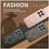 Phonesta Luxury Carbon Fiber Back Cover Hülle mit MagSafe für Xiaomi 14T Pro - Braun 8