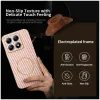 Phonesta Luxury Carbon Fiber Back Cover Hülle mit MagSafe für Xiaomi 14T Pro - Rosa 2