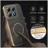 Phonesta Luxury Carbon Fiber Back Cover Hülle mit MagSafe für Xiaomi 14T Pro - Schwarz 5