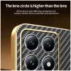 Phonesta Luxury Carbon Fiber Back Cover Hülle mit MagSafe für Xiaomi 14T Pro - Schwarz 7