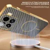 Phonesta Luxury Carbon Fiber Back Cover Hülle mit MagSafe für Xiaomi 15 - Braun 1