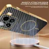Phonesta Luxury Carbon Fiber Back Cover Hülle mit MagSafe für Xiaomi 15 - Schwarz 1