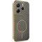 Phonesta Luxury Carbon Fiber Back Cover Hülle mit MagSafe für Xiaomi Redmi Note 14 5G - Braun