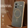 Phonesta Luxury Carbon Fiber Back Cover Hülle mit MagSafe für Xiaomi Poco F7 Ultra - Braun 1