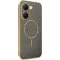 Phonesta Luxury Carbon Fiber Back Cover Hülle mit MagSafe für Xiaomi Poco X7 Pro - Braun