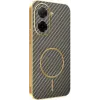 Phonesta Luxury Carbon Fiber Back Cover Hülle mit MagSafe für Xiaomi Redmi A5 171.7mm - Braun 0