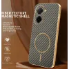 Phonesta Luxury Carbon Fiber Back Cover Hülle mit MagSafe für Xiaomi Redmi A5 173.4mm - Braun 1