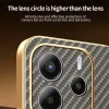Phonesta Luxury Carbon Fiber Back Cover Hülle mit MagSafe für Xiaomi Redmi Note 14 4G 164.8mm - Braun 5