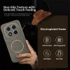 Phonesta Luxury Carbon Fiber Back Cover Hülle mit MagSafe für Xiaomi Redmi Note 14 Pro 4G - Braun 3