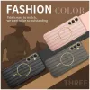 Phonesta Luxury Carbon Fiber Back Cover Hülle mit MagSafe für Samsung Galaxy A16 - Braun 8