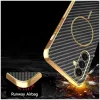 Phonesta Luxury Carbon Fiber Back Cover Hülle mit MagSafe für Samsung Galaxy A36 - Schwarz 6