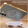Phonesta Luxury Carbon Fiber Back Cover Hülle mit MagSafe für Samsung Galaxy A56 - Braun 4