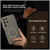 Phonesta Luxury Carbon Fiber Back Cover Hülle mit MagSafe für Samsung Galaxy S25 Ultra - Braun 2