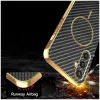Phonesta Luxury Carbon Fiber Back Cover Hülle mit MagSafe für Samsung Galaxy S25/S24 - Schwarz 6
