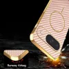 Phonesta Luxury Carbon Fiber Back Cover Hülle mit MagSafe für Google Pixel 9 - Rosa 8
