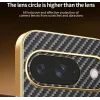 Phonesta Luxury Carbon Fiber Back Cover Hülle mit MagSafe für Google Pixel 9 - Schwarz 5