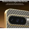 Phonesta Luxury Carbon Fiber Back Cover Hülle mit MagSafe für Google Pixel 9 Pro - Braun 5