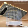 Phonesta Luxury Carbon Fiber Back Cover Hülle mit MagSafe für Google Pixel 9 Pro XL - Braun 6
